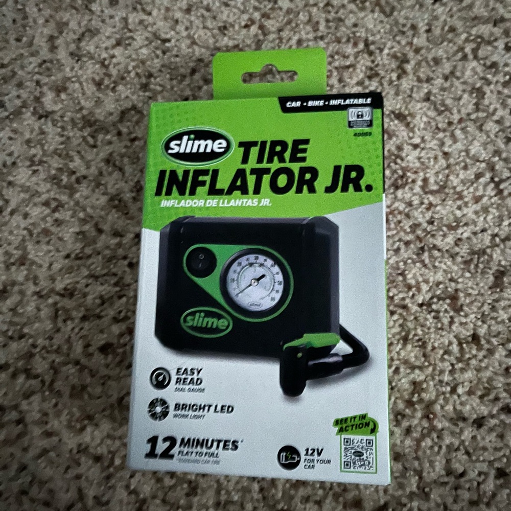 Slime Tire Inflator Jr. with LED - Picture 3 of 4
